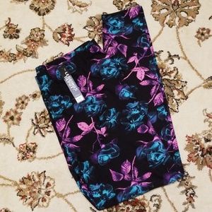 Leggings Depot Floral 3X-5X Plus Size Leggings